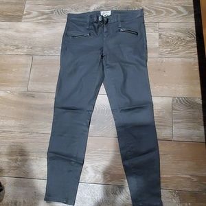 Current Elliott Stiletto Coated Ankle Zip Size 28